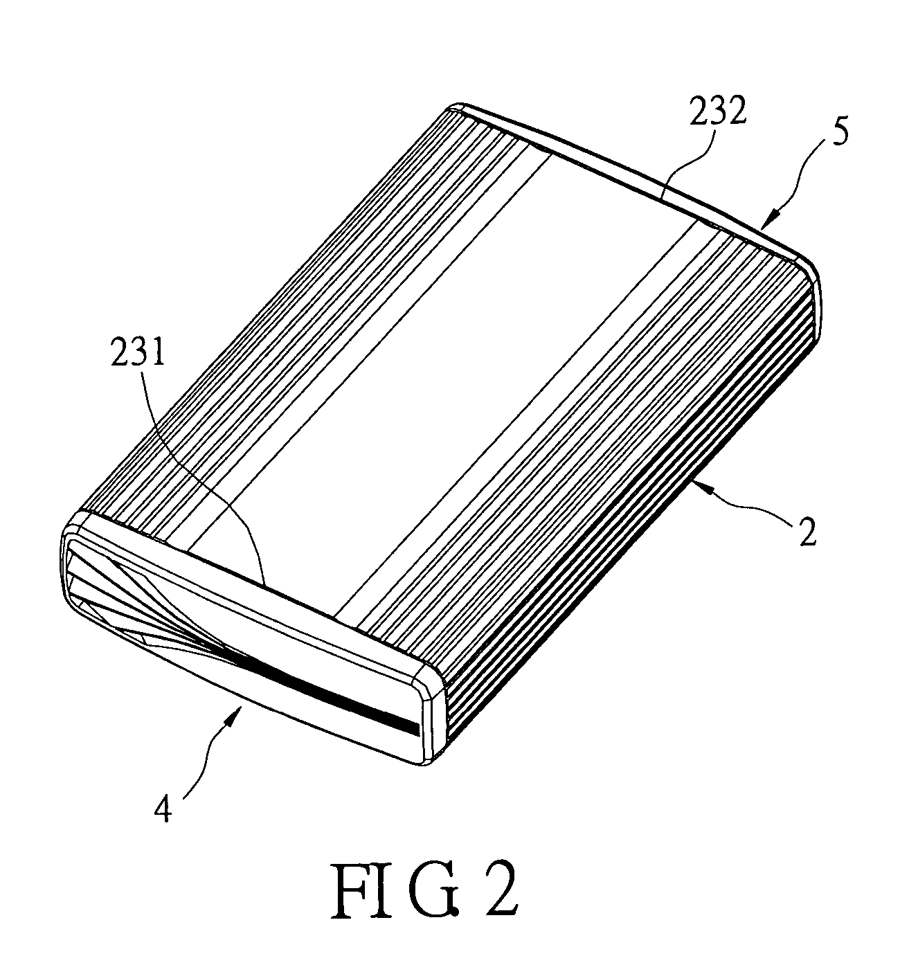 External connection box and a case body thereof for a storage device