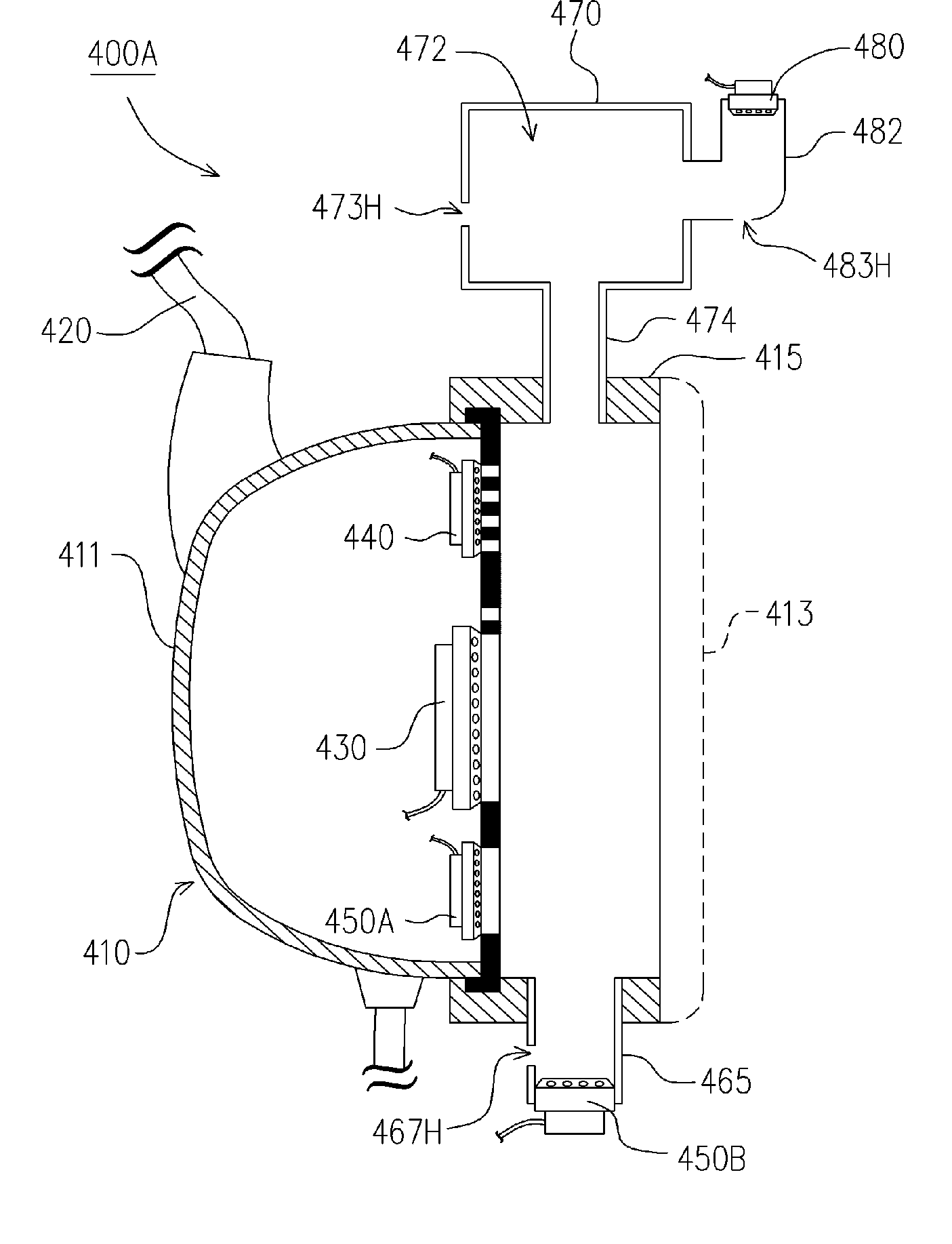 Multiple channel earphone