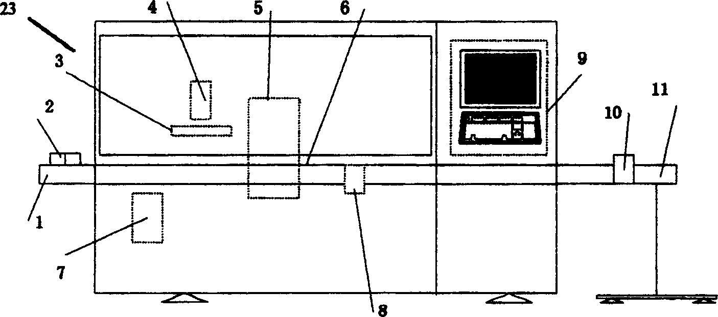 Multiple sensor integrated intelligent transparent container detecting device and method