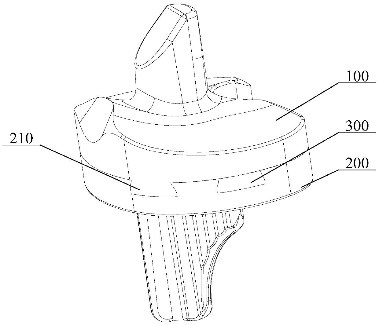 Artificial tibial prosthesis and artificial knee joint