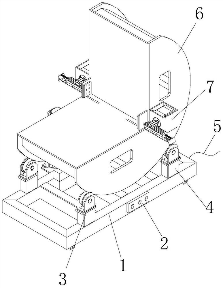 Rapid turnover device for new energy automobile air conditioner compressor bearing machining