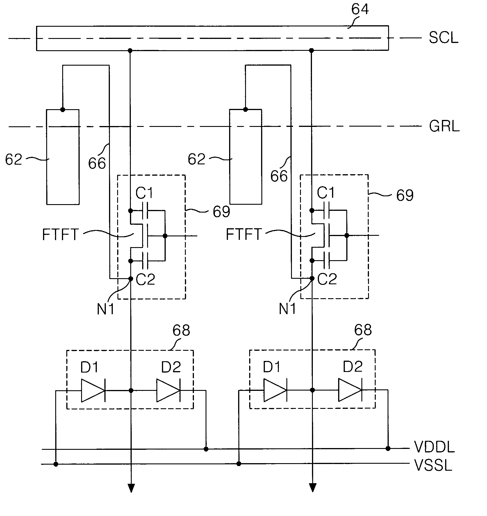 Liquid crystal display panel with static electricity prevention circuit