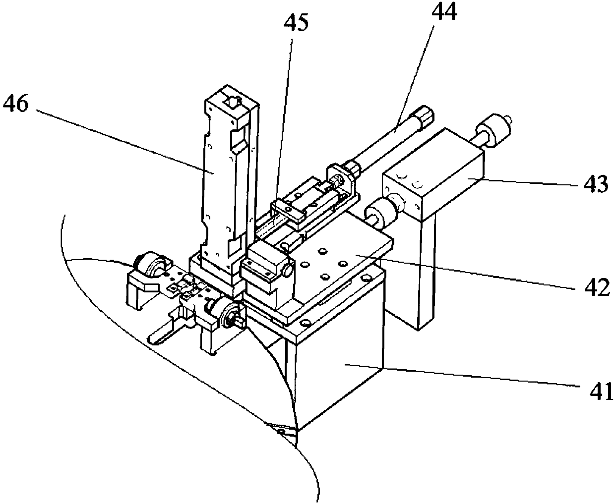 Automatic tin-soldering machine for piezoelectric audio element