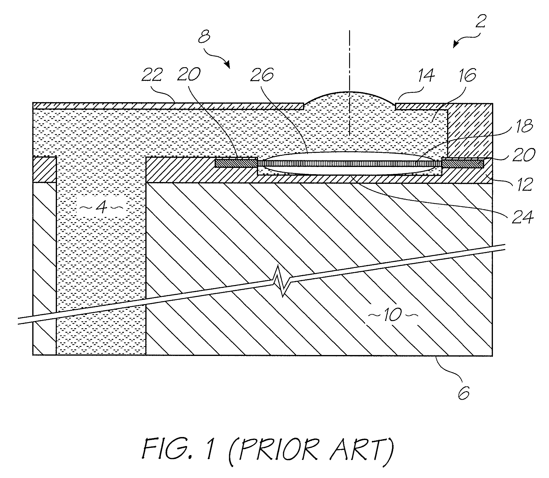 Printhead with heaters offset from nozzles