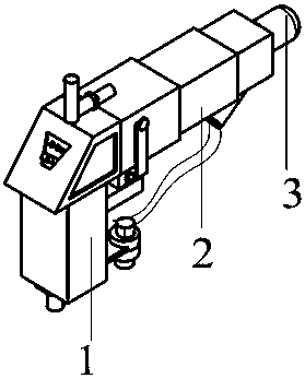 Electrostatic paint spraying gun and using method thereof