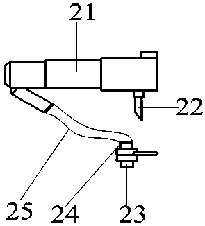 Electrostatic paint spraying gun and using method thereof