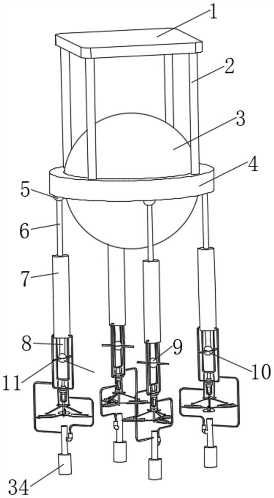 Assembled high-rise building frame with good anti-seismic effect and assembling method