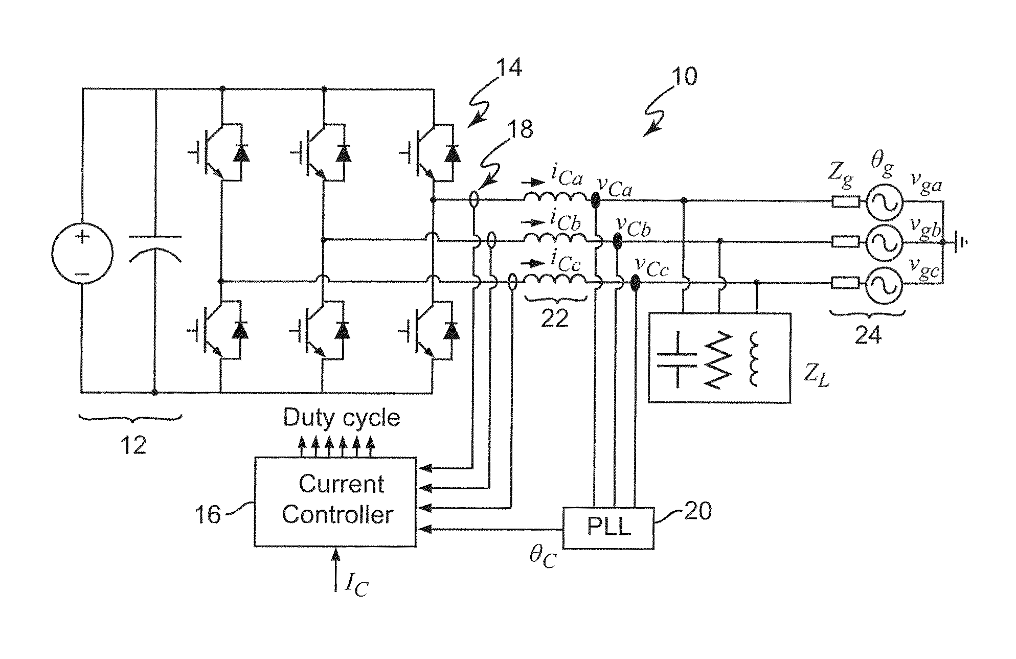 Anti-Islanding Protection in Three-Phase Converters Using Grid Synchronization Small-Signal Stability