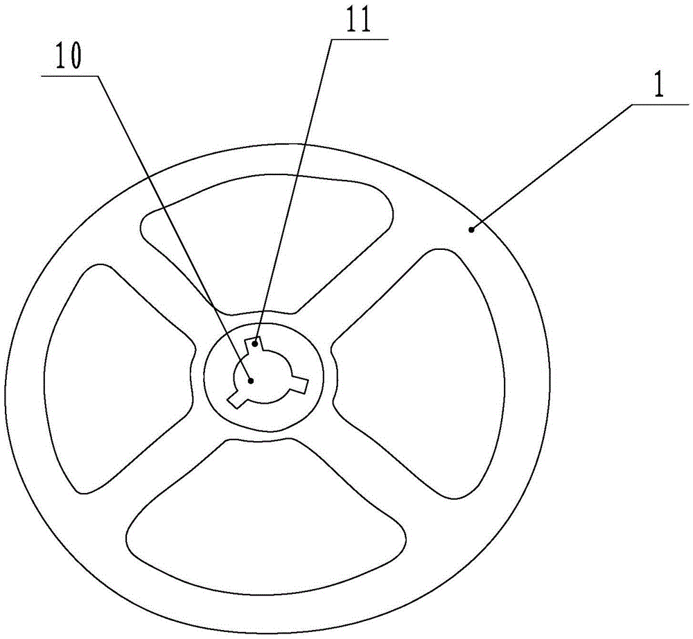 LED lamp band rolling device