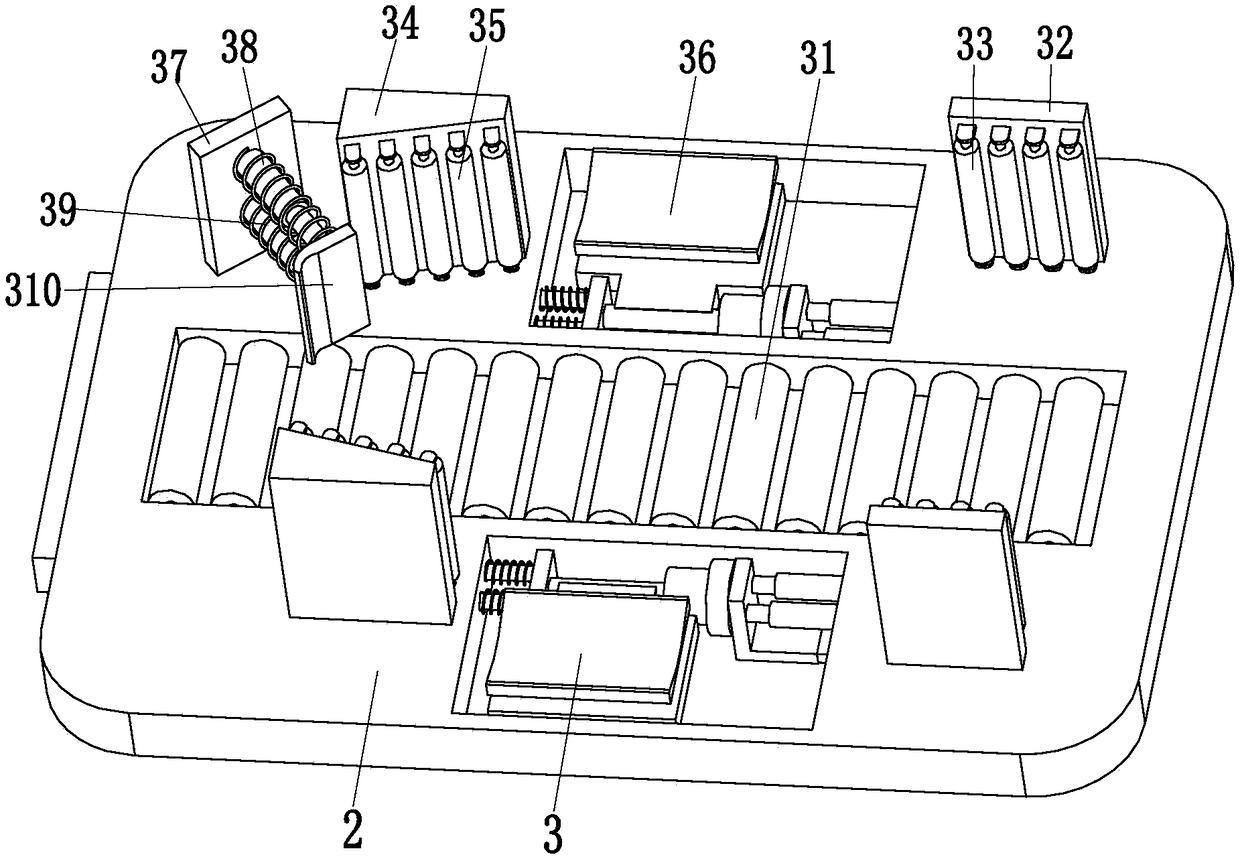 Horizontal bloodletting bed for pig slaughtering