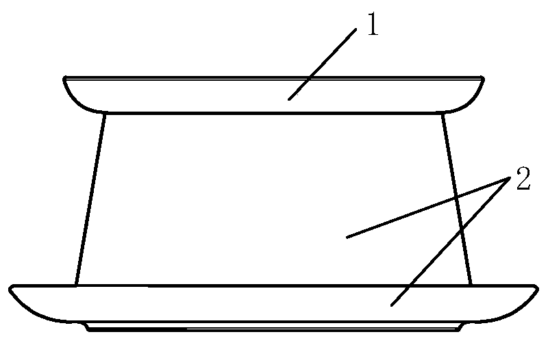 Top utensil for catering, use method of top utensil, tableware and use method of tableware