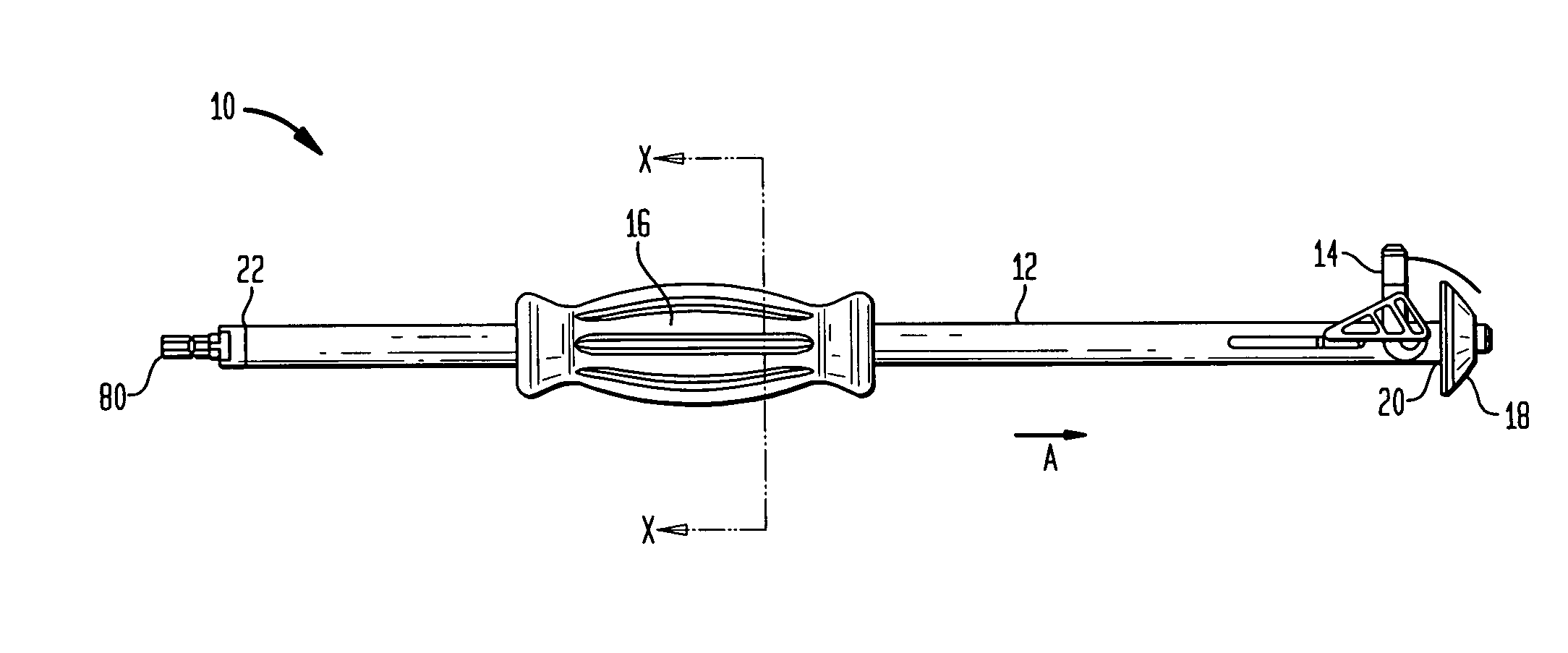 Acetabular shell removal instrument