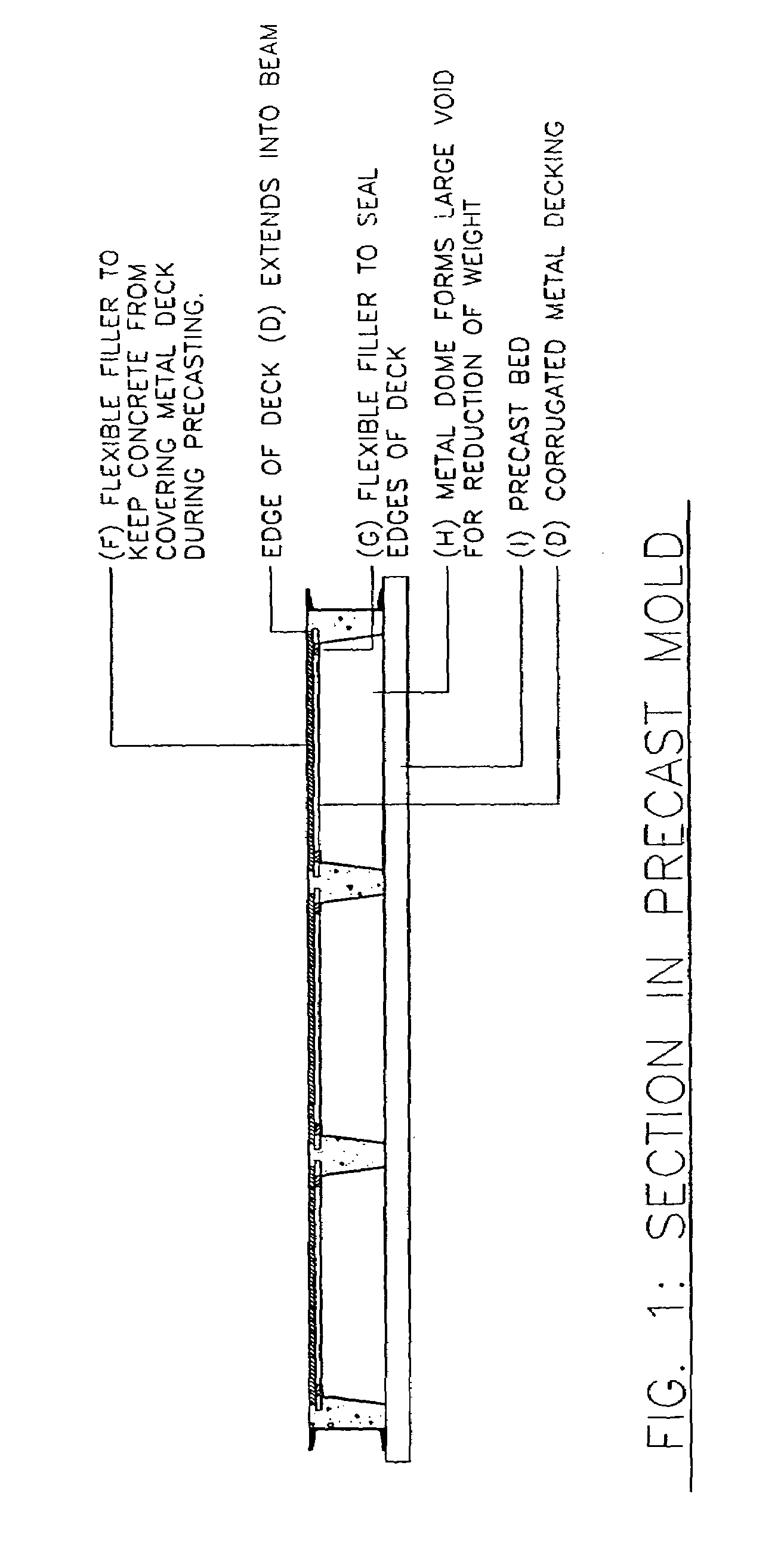 Hybrid precast concrete and metal deck floor panel