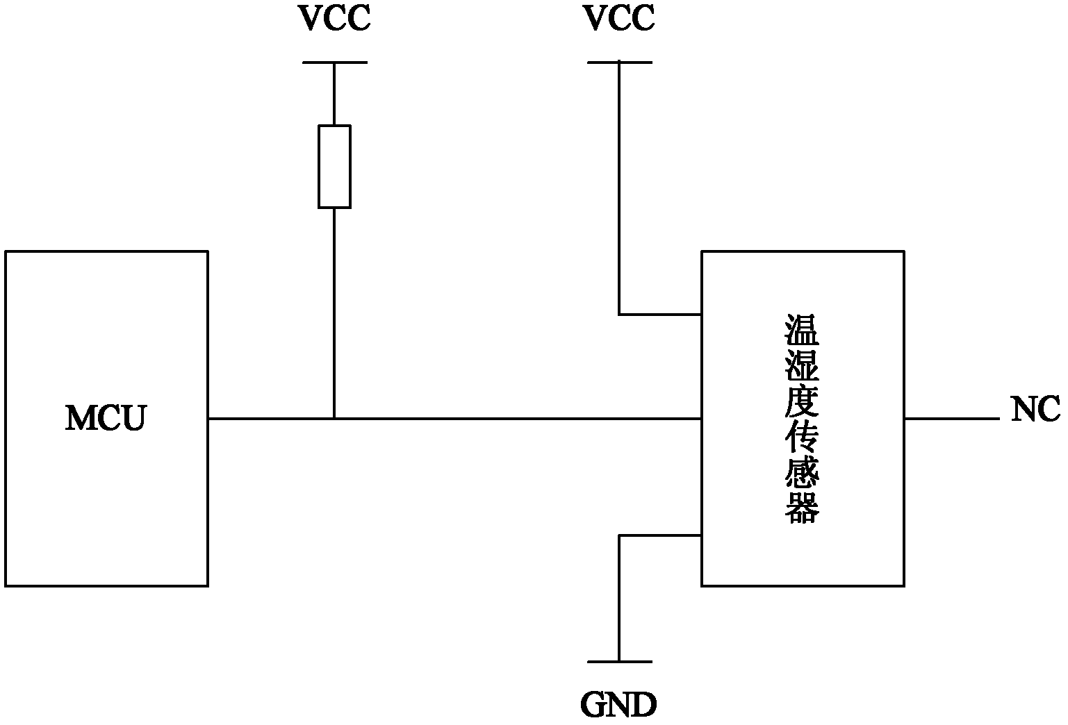 Wide humidity environment-friendly humidity sensing device and control method thereof