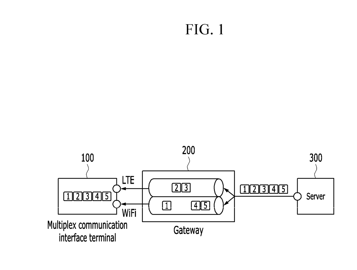 Network device and terminal for multi-path communication, operation method thereof, and program implementing operation method