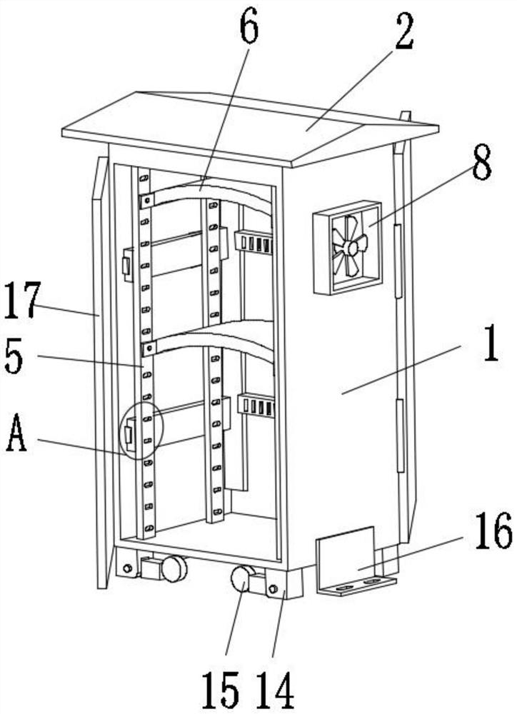 Outdoor network cabinet for 5G communication