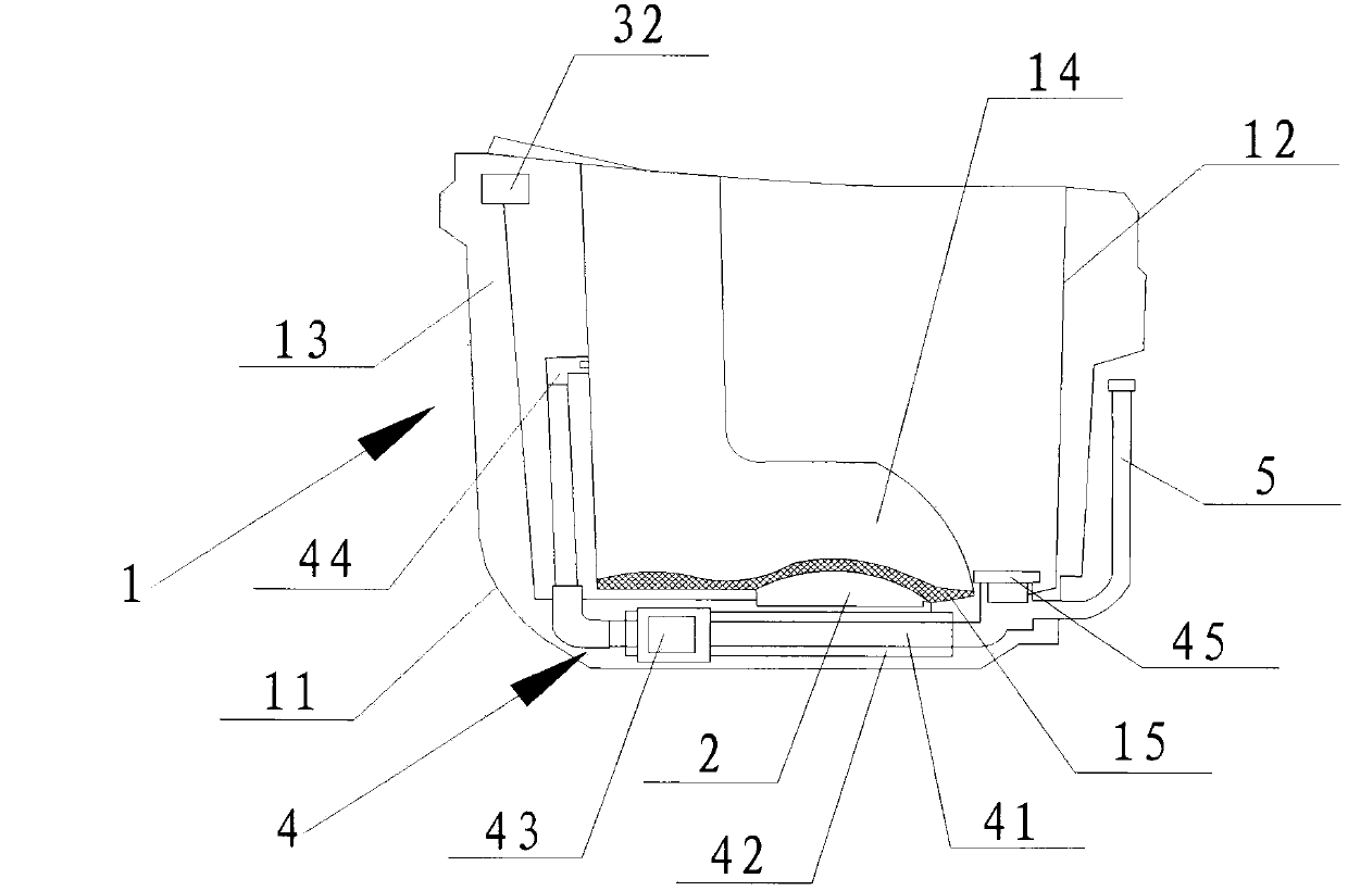 A kind of sterilizing basin for removing beriberi