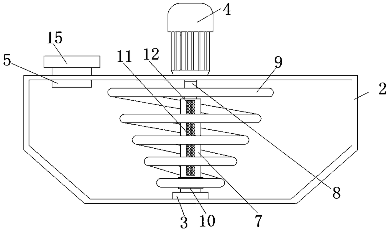 Automatic feeding device for animal husbandry