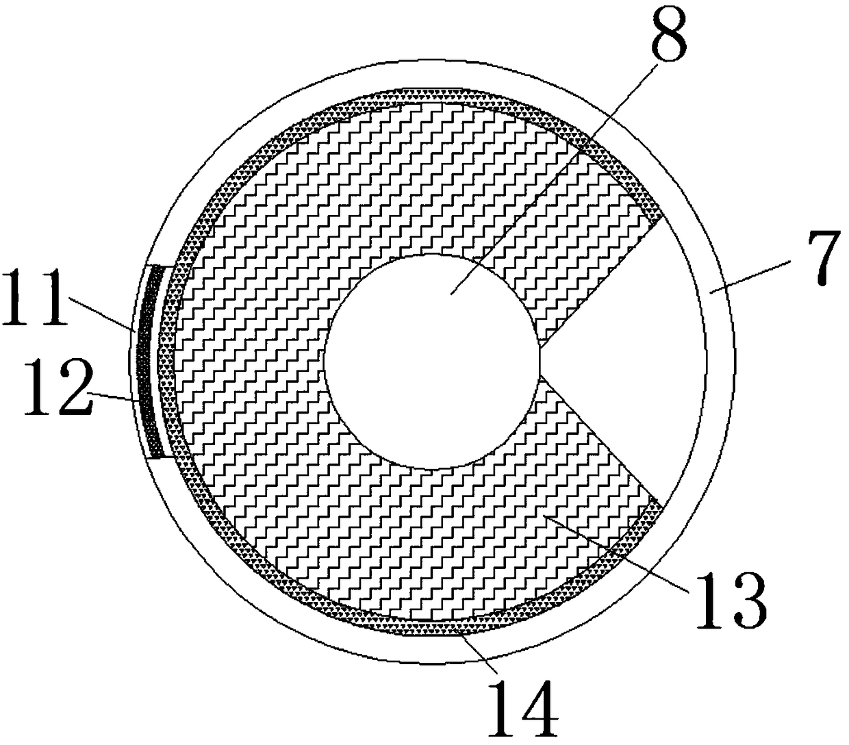 Automatic feeding device for animal husbandry