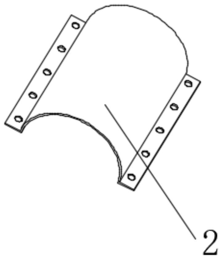 Quick leakage repair structure for special pipe for farmland water-saving irrigation