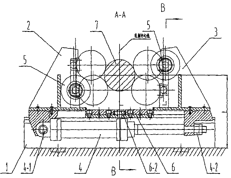 Mandrel-holding device for tube mills