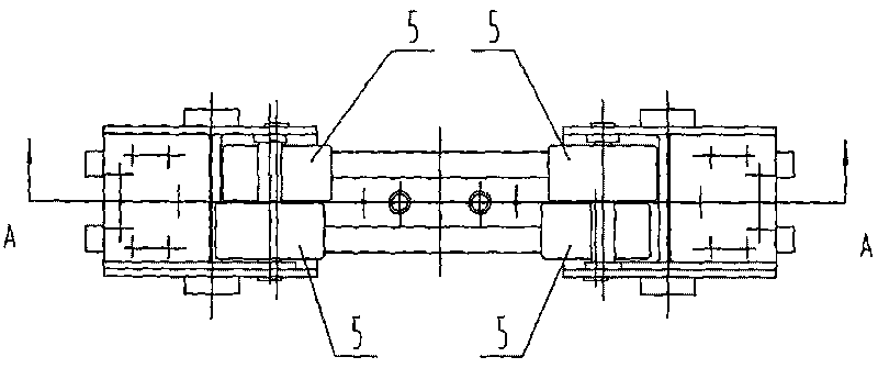 Mandrel-holding device for tube mills