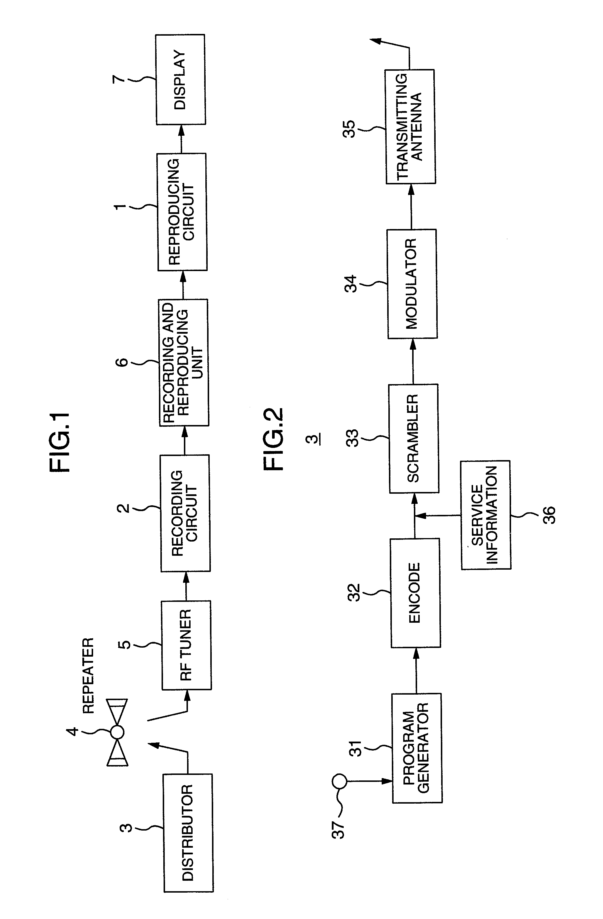 Digital information recording apparatus, reproducing apparatus and transmitting apparatus