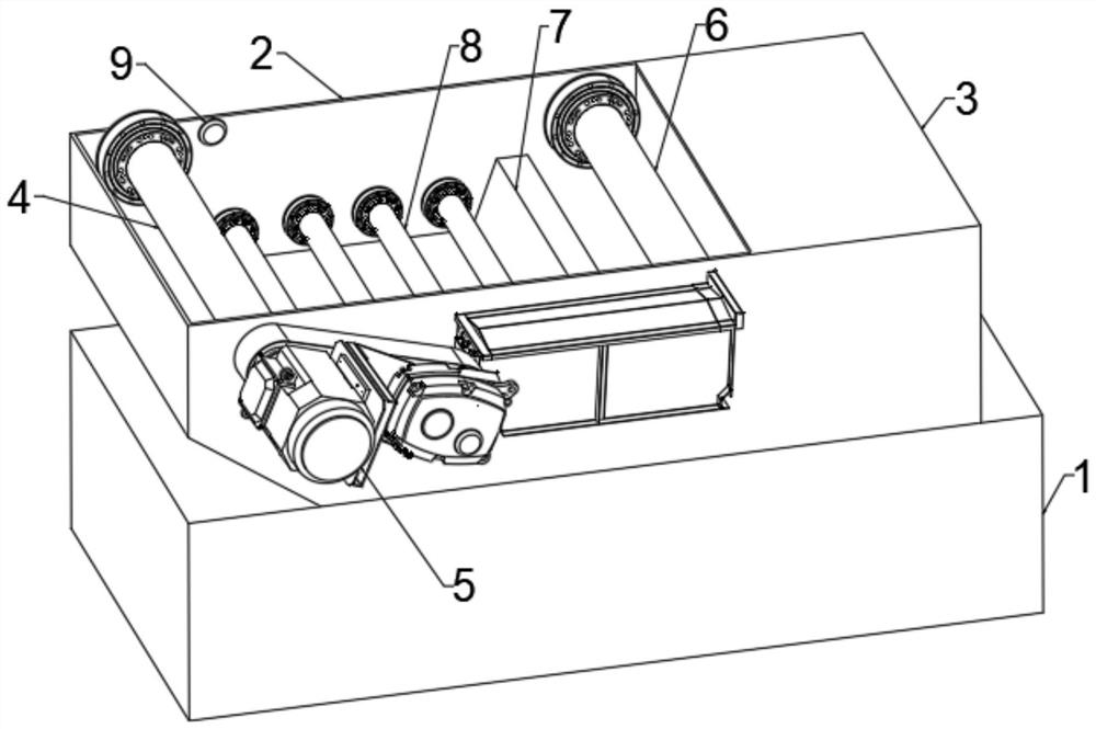 Synchronous transmission quick-dry type multi-unit intelligent sizing machine