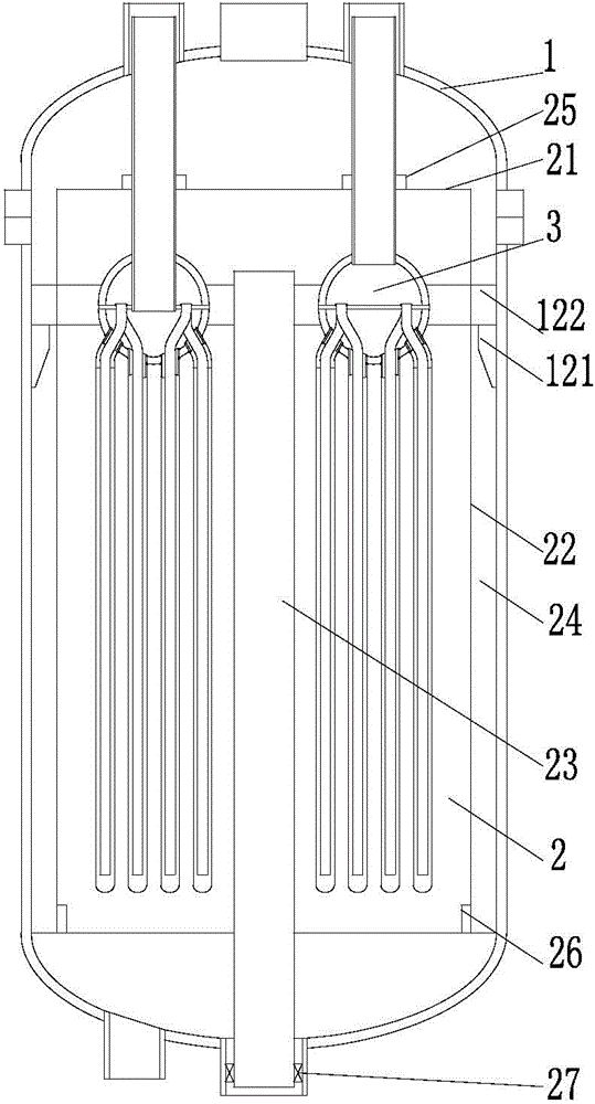 Controllable heat-removing reactor