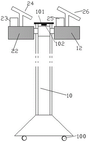 Intelligent power supply device employing solar panel