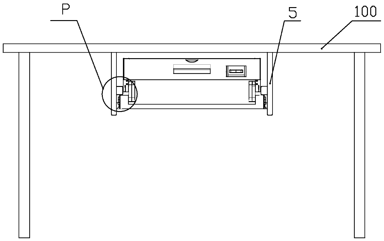 Multifunctional ascending and descending drawer