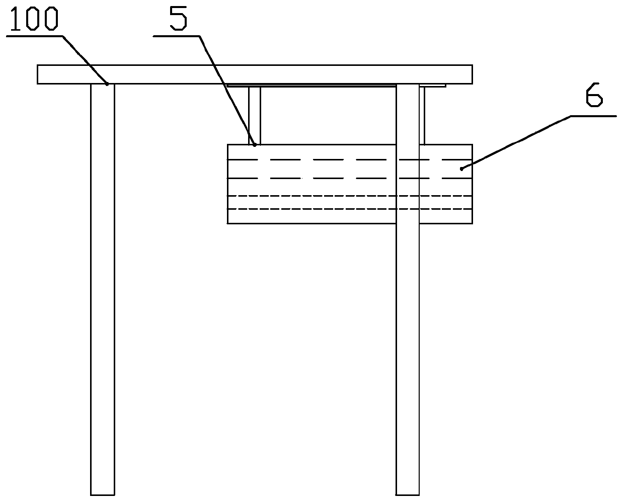 Multifunctional ascending and descending drawer