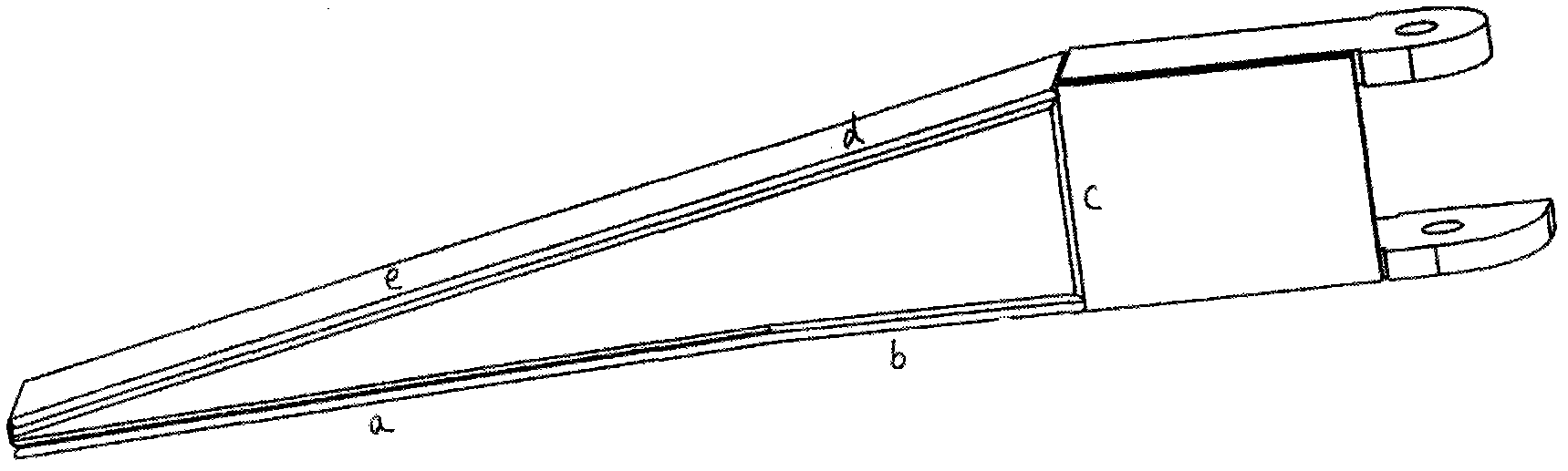 Ultrasonic impact treatment process for reducing residual stress of aluminium alloy box girder welded structure