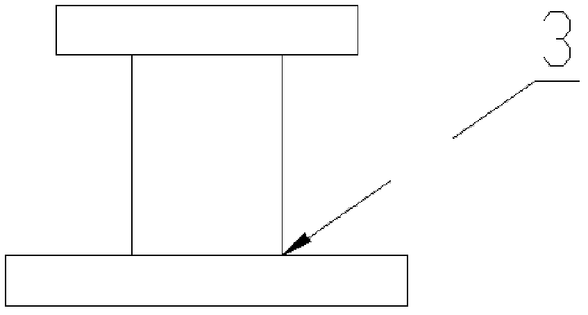 Simple oil and gas pipeline traction test method and device