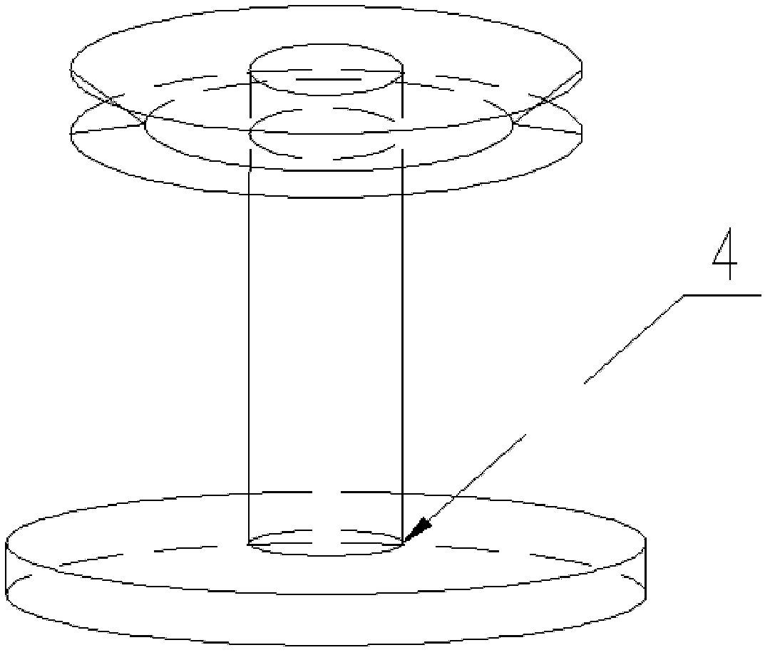 Simple oil and gas pipeline traction test method and device