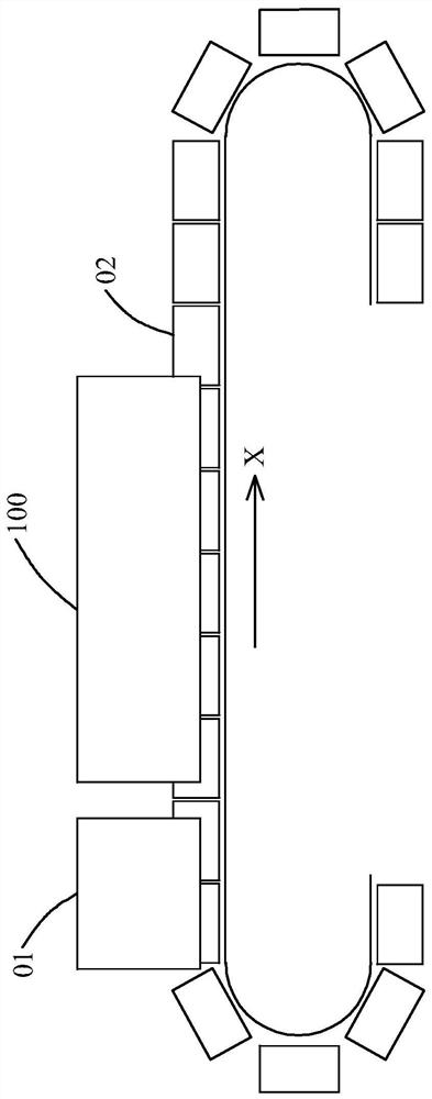 Fuel gas injection and distribution device and control method thereof