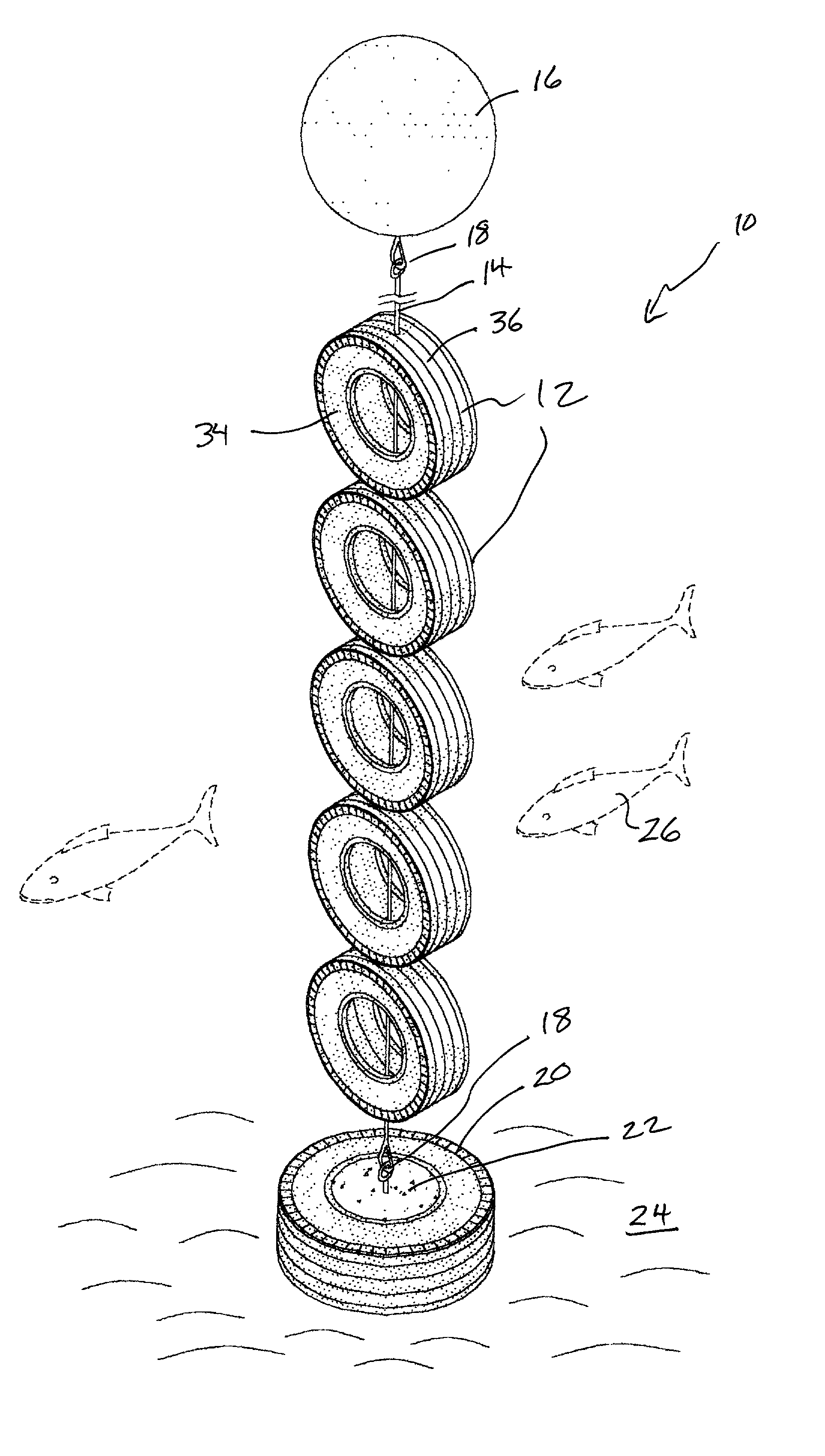 Apparatus for artificial reef