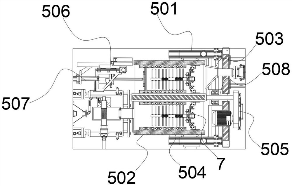 An extruder for the preparation of superhydrophobic polymer material composite microporous emulsion