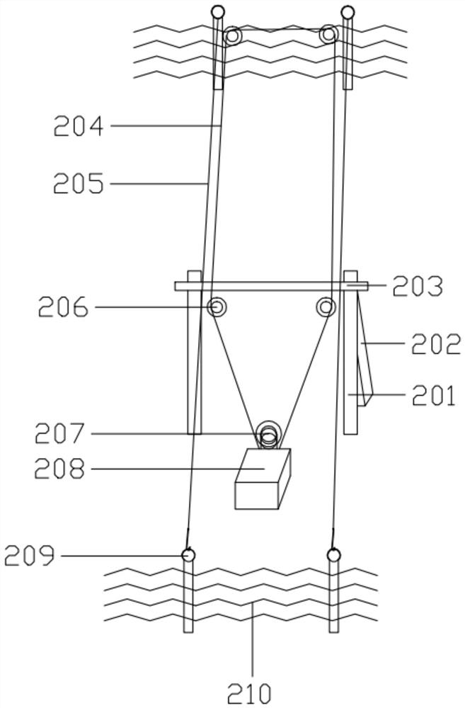 Double-line suspended steel wire cableway transportation equipment in mountainous region