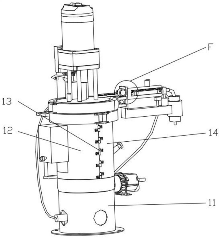 Constant-temperature liquid diet supply input and output recording device for gastroenterology department