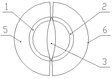 Large-aperture efficient static blasting auxiliary orienting device and static blasting construction method thereof