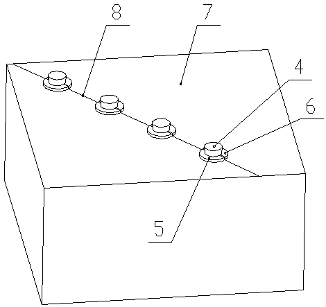 Large-aperture efficient static blasting auxiliary orienting device and static blasting construction method thereof