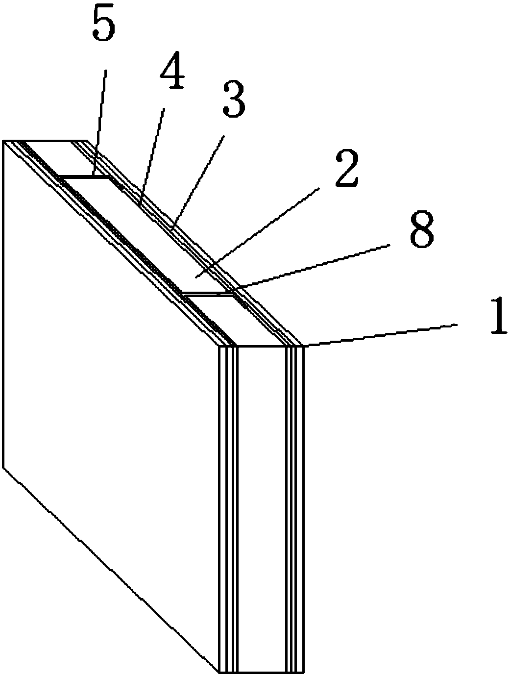 Novel sound absorption panel structure