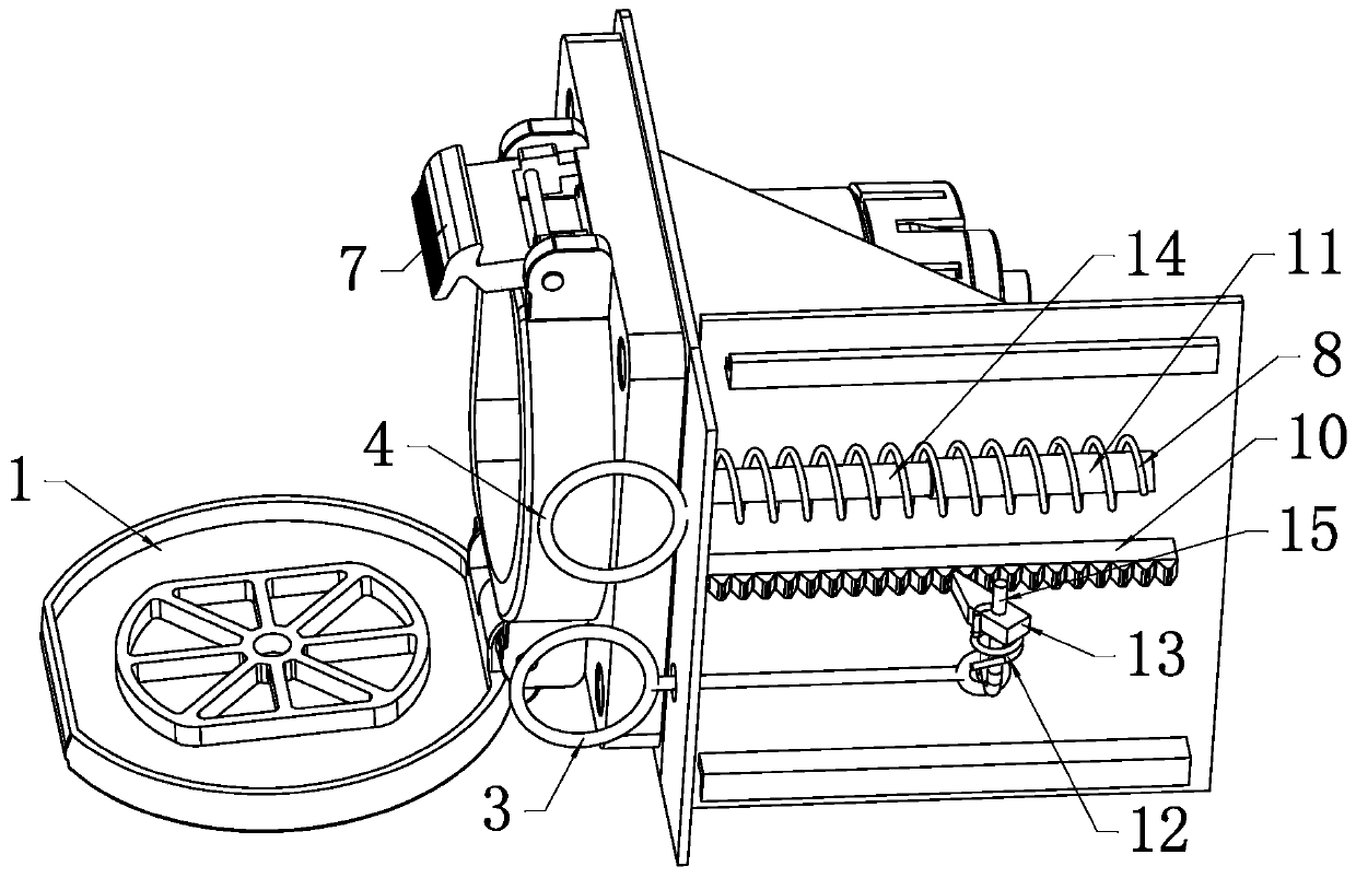 Charge port device of new-energy automobile