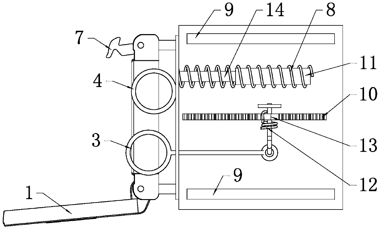 Charge port device of new-energy automobile