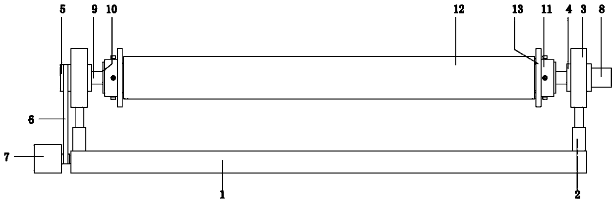 Textile machine cloth winding device