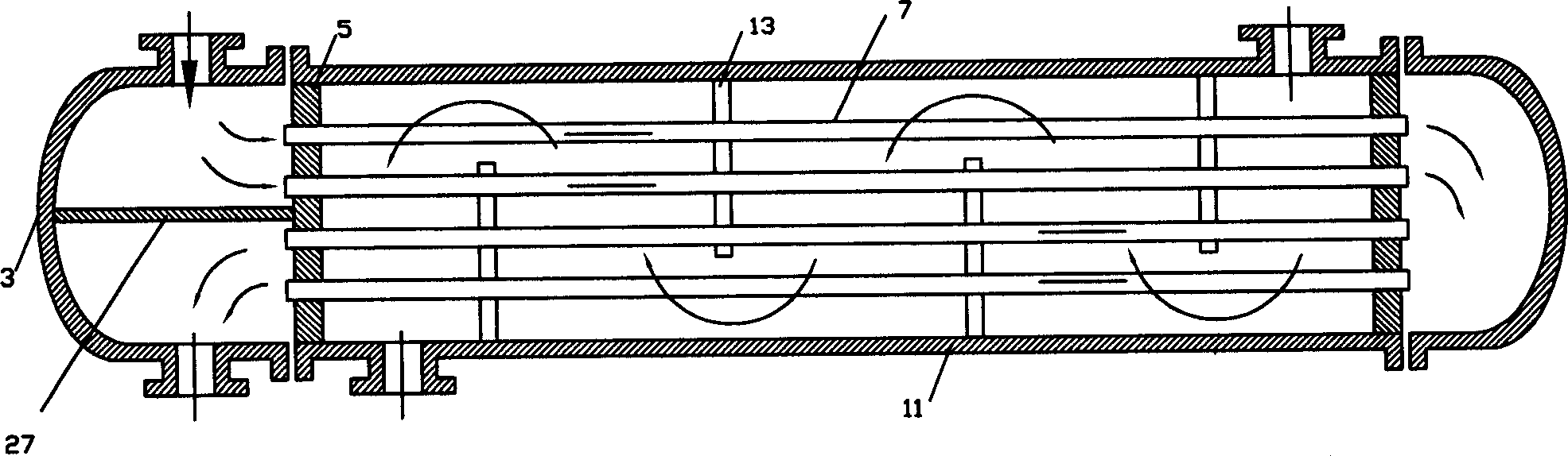 High-efficiency energy-saving modular chamber type heat exchanger