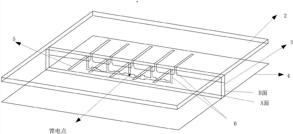 Broad-angle scanning phased-array antenna adopting special directional diagram array element, and design method