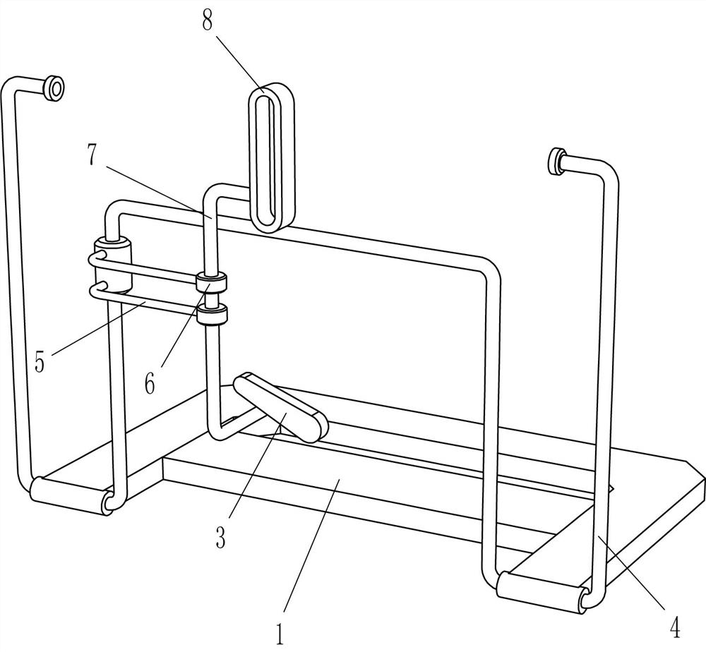 Leg stimulation device for psychiatric medical rehabilitation