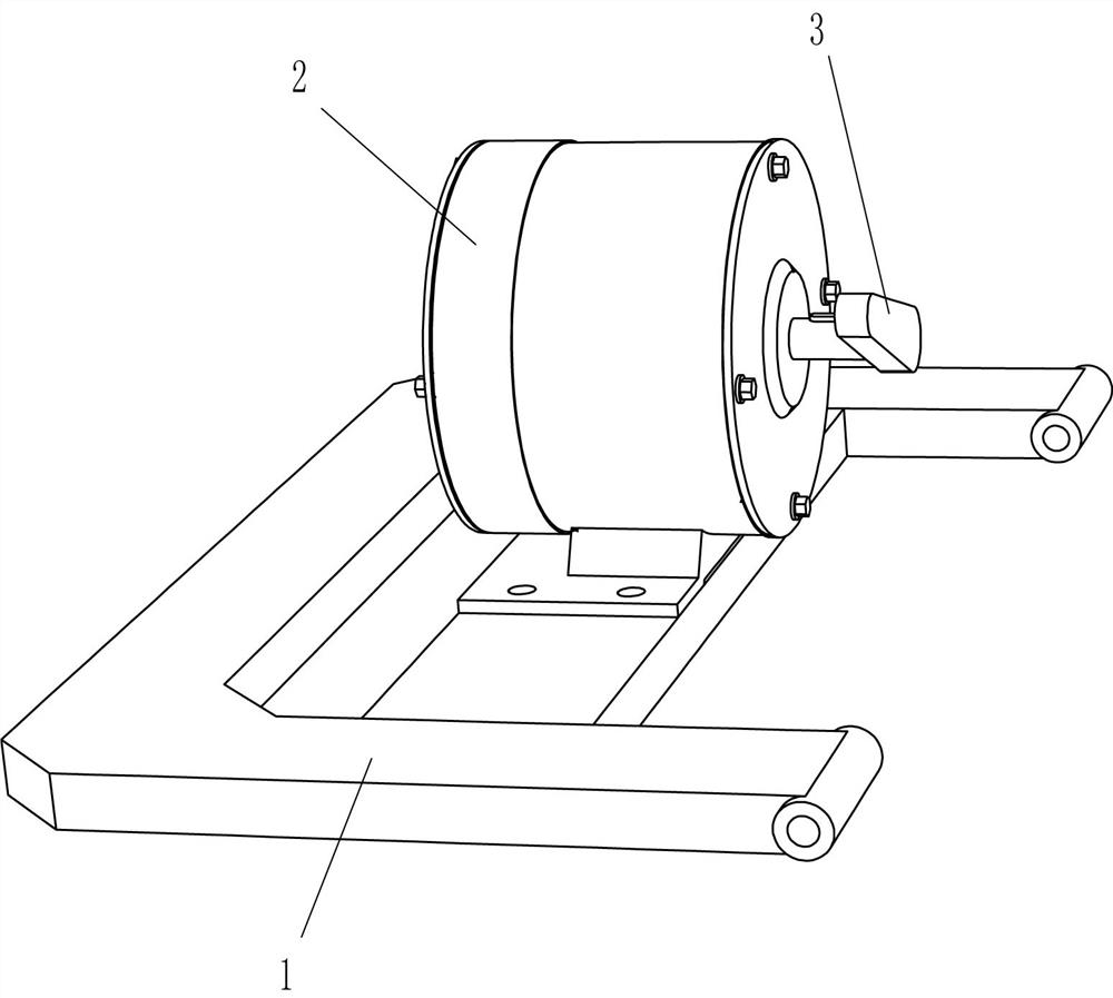 Leg stimulation device for psychiatric medical rehabilitation